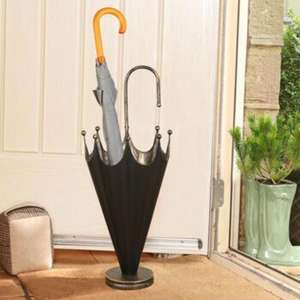 Porte-parapluie élégant en fer pour l'entrée, avec motif décoratif et structure métallique robuste et durable - Product Image 3