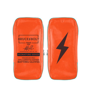 Guantes de Bateo de Cuero Negro/Blanco con Bajo MOQ, Acolchados, Cierre de Hebilla, Ambidiestros, Unisex, para Adultos, Tallas S-XXL, para Entrenamiento de Béisbol - Product Image 2