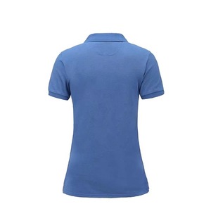 เสื้อโปโลแขนสั้นผู้หญิง สีพื้น ผ้าถักเนื้อฝ้าย สไตล์ลำลอง คุณภาพสูง ราคาขายส่ง - Product Image 4