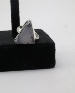 Natural Agate <b>Adjustable</b> <b>Ring</b> for Women – German Silver Handmade Agate Stone <b>Ring</b> Boho Gemstone Jewelry - Product Image 4