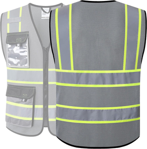Premium Quality Reflective Workwear <b>Uniforms</b> Safety Vest Breathable <b>Construction</b> Safety Vest Manufacturer Wholesale Supply - Product Image 4