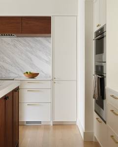 SANYANG New Modern European Smart Birch Wood Multi-Functional Cabinet Wooden Veneer <b>Matt</b> <b>Lacquer</b> Finished Kitchen Cabinet - Product Image 3