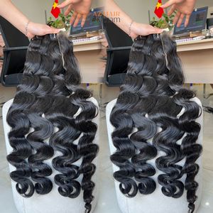 Cheveux vietnamiens bruts corps cheveux ondulés faisceaux de vrais extensions de cheveux humains, liste de prix d'usine de fin de cheveux complets, expédition dans le monde entier - Product Image 6