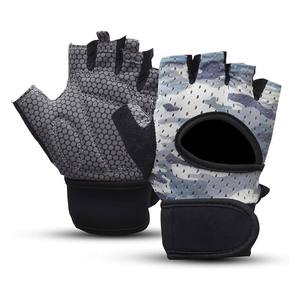 Gants de cyclisme unisexes sans doigts, antidérapants, absorbant les chocs, respirants - Product Image 1