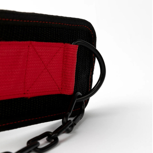 Adjustable Neoprene Waist Support <b>Belt</b> for <b>Weight</b> Lifting Strength <b>Training</b> Unisex Hook & Loop Closure Red and Black 2026 - Product Image 5