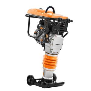 Compacteur à saut 6,5 CV, moteur à essence 196 cc, piqueur vibrant, force d'impact de 3600 lb, profondeur de compactage maximale de 26 pouces pour - Product Image 1