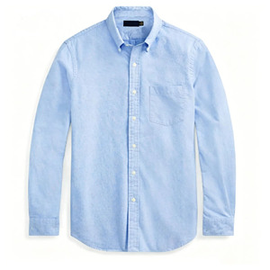 Camisas Casuales Oxford con Botones, Estilo Marinero, Uniforme Escolar, Manga Larga, Estilo Preppy, Poliéster y Algodón, Fabricante OEM, Personalizadas - Product Image 3