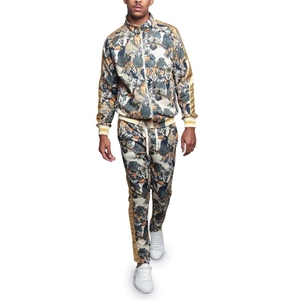 Ensemble de survêtements décontractés d'hiver pour hommes grandes tailles, 100 % coton, motif uni, respirant, séchage rapide, polaire légère - Product Image 2