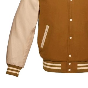 Women's College Varsity Jacket Custom Embroidered Letterman Baseball Coat Premium Quality OEM ODM Sample Service - Product Image 2
