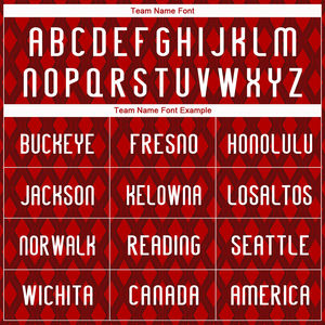 ชุดกีฬาวอลเลย์บอลชายแบบสั่งทำ ผ้าเนื้อเบา ดีไซน์ล่าสุด ลายเรขาคณิตสีแดง ขาว ดำ สไตล์ชุดเซ็ตแบบซับลิเมชั่น - Product Image 4