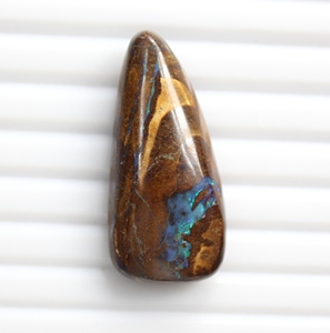 47.00 Carat Natural Australian Boulder <b>Opal</b> Cabochon Loose Gemstone For Jewelry Making Size 40X18.5X8MM - Product Image 2