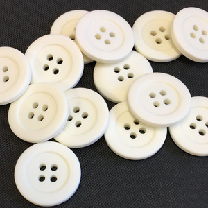 Botones de Hueso Blanco Hechos a Mano, Ecológicos y de Primera Calidad, para Ropa de Moda y Manualidades - Product Image 5