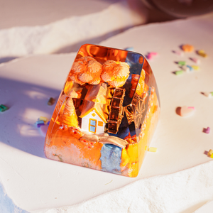 <b>Keycaps</b> Mystical Anime, Custom <b>Artisan</b> <b>Keycaps</b>, <b>Keycaps</b> Anime Cute, Green <b>Keycaps</b>, <b>Keycaps</b> Set, <b>Keycaps</b> Resin - Product Image 6