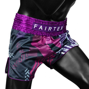 Nuevo Diseño, Shorts de Muay Thai Fairtex Sublimados al por Mayor, 100% Poliéster para Adultos, Shorts de Lucha Fairtex para MMA - Product Image 5