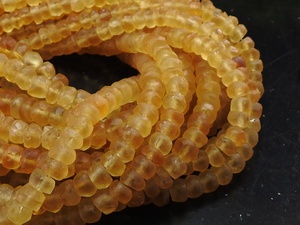 Perles en pierre naturelle citrine pour la fabrication de bijoux, forme ronde, lisses, mates, polies, fournitures pour grossistes - Product Image 4