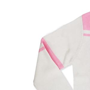 Añade tus logotipos a la sudadera con cuello en V de punto acrílico, suéteres universitarios con botones, informales para el invierno, para hermandades y fraternidades. - Product Image 3