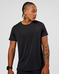 Camiseta de Cuello Redondo 100% Algodón de Alta Calidad, Impresión de Logotipo Personalizado, Diseño Sólido, Tejido de Punto Moderno, Tallas 220g, Diseño en Blanco - Product Image 3