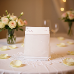 Sacchetti regalo in organza 17x23 cm bianchi 3 pezzi per regali di nozze - Product Image 2