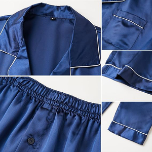 Travel Ready <b>Men</b> Night Suit Short Sleeve V Neck Shorts <b>Set</b> Drawstring Waist Soft Breathable Lightweight <b>Pajamas</b> - Product Image 5