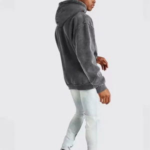 Sweat-shirts pour hommes personnalisés, coupe classique, en molleton uni, qualité luxe, style streetwear, pour l'hiver 2026, à prix de gros - Product Image 5