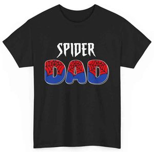 Camiseta con diseño divertido de Spider Love para hombres y padres, 100% algodón, ecológica, transpirable, informal, de manga corta - Product Image 1