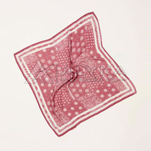 Pink Bows Medium <b>Square</b> <b>Scarf</b> Unisex Multi-Functional Bandana All Seasons Accessory Luxury 100% Silk - Product Image 3