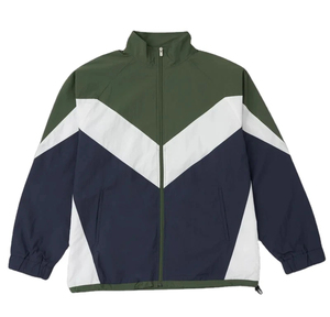 Women Color Blocking Tracksuit Set Full Length Zipper Stand Collar Sporty Style Breathable <b>Polyester</b> <b>Jogger</b> Suit Spring Wear - Product Image 3