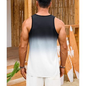 Débardeurs de sport tricotés pour hommes, style streetwear, séchage rapide, dos en Y, pour la musculation et la gym - Product Image 2