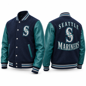 Vestes de baseball scolaires personnalisées, designs de vêtements de campus, mode streetwear, style quotidien, looks urbains, assortiments de boutique - Product Image 3