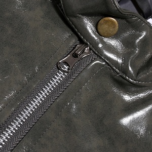 Professional High Quality Men Slim Leather Jacket Front Logo Soft Comfort Breathable Material Zipper Closure Winter <b>Plus</b> <b>Size</b> - Product Image 3