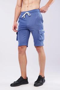 Shorts cargo tricotés décontractés taille haute pour homme – Idéal pour l'extérieur, les voyages et le sport – Grandes poches, durables, confortables, respirants et unis - Product Image 3