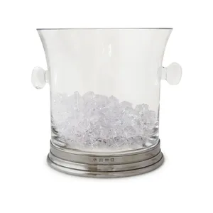 Cubo de Hielo de Acero Inoxidable Hecho a Mano de Lujo para Bares de Cócteles, Salones en Azoteas, Restaurantes de Alta Cocina, Resorts de Playa y Boutiques - Product Image 1