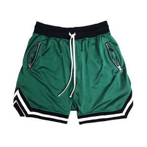 Short de basketball pour homme personnalisé, imprimé intégral, brodé, en mesh sublimé, séchage rapide, très vendu - Product Image 2