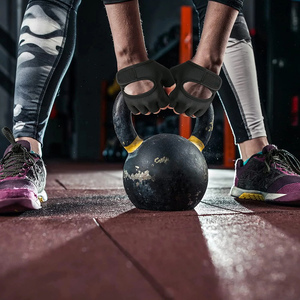 Fashionable Lightweight Breathable Grippers Ser Fit Hand Pads <b>Power</b> Grip Gym Weight Lifting Training To Wear Hand Grip Pad - Product Image 3