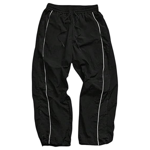OEM Men Lightweight Windbreaker Joggers pants Loose Baggy Fit Nylon Elastic Waist Drawstring Training Joggers pants - Product Image 2