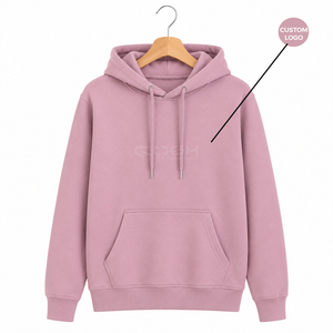 Sudadera con Capucha Extra Grande de Color Sólido de la Hermandad Femenina Cosh International, de Felpa de Algodón, con Bolsillos, Largo Regular - Product Image 5