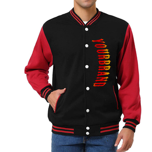 Veste universitaire unisexe d'hiver FITME SPORTS FM-VJ-0006 en laine/polyester, doublure en laine/polyester, imperméable et coupe-vent, vente en gros - Product Image 6