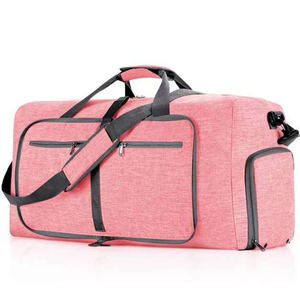 High quality Gym Duffel <b>Bag</b> with Adjustable Strap Large Capacity Polyester Zipper Closure Solid Color Casual Fitness <b>Bag</b> - Product Image 4