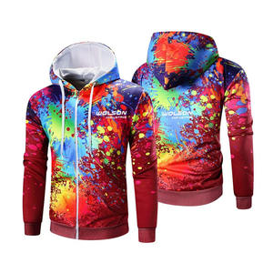 Vente en gros Nouvelle mode Sweat à capuche unisexe de haute qualité personnalisé pour homme, avec logo personnalisé par sublimation, pour l'hiver, couleur unie - Product Image 1