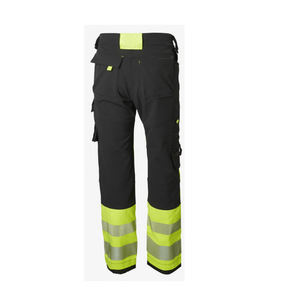 Men's High Visibility <b>Work</b> <b>Pants</b> Polyester Reflective Stripes <b>Cargo</b> Pockets Safety Protective Needle Detection - Product Image 2