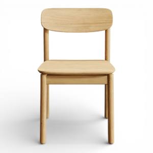 Silla de Comedor Moderna de Madera de Teca Sólida, Muebles de Cocina Minimalistas Escandinavos, Silla de Madera Resistente para Exteriores, para Restaurante y Hogar - Product Image 2