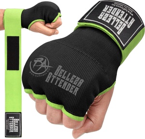 Guantes de boxeo para niños para boxeo MMA Muay Thai Gym Workouts Vendajes sin dedos con envolturas internas de gel para manos - Product Image 4