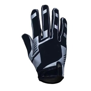 Guantes de Fútbol Americano de Silicona Transpirables y Ligeros de Nuevo Diseño para Hombre - Guantes de Receptor de Invierno Antideslizantes de Dedo Completo - Product Image 2