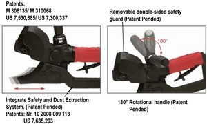 เครื่องมือกำจัดสีสนิม4,000รอบต่อนาทีเครื่องกำจัดสุญญากาศศูนย์กลาง0.5HP เครื่องมือลมล้อลวด LNS-280C ผลิต - Product Image 2