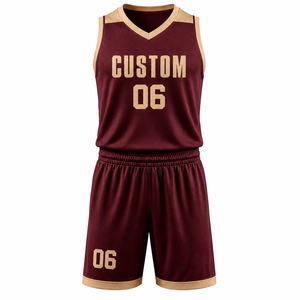 Ensemble de maillots de basket-ball unisexes personnalisables pour adultes, couleur dégradée, sublimation, tissu respirant, débardeur et short uniformes - Product Image 6