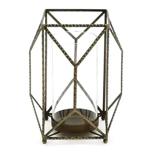 Handmade Luxury Stainless Steel <b>Lantern</b> with Elegant Design <b>Tall</b> Home Decor Eco-Friendly Zahid Exports - Product Image 1