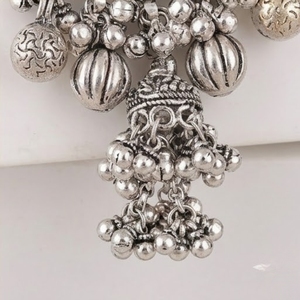 Joyería de Plata 925, Diseño Tradicional Judío, Oxidada, Hecha a Mano, para Mujer, Adorno para Boda, Compromiso, Regalo - Product Image 3