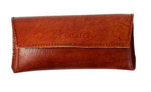 Estuche para lápices de cuero de terracota teñido, hecho a mano, garantía de calidad del producto. - Product Image 2