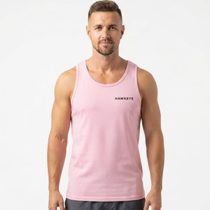 Sport <b>Vest</b> Polyester Solid Color Running Sleeveless Shirt Workout Summer Wear 100% Breathable Material Made Tank Top Men - Product Image 1