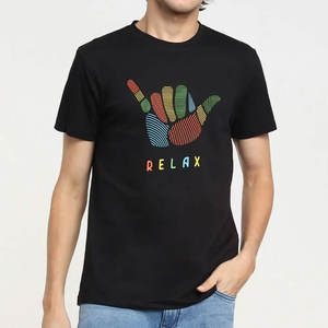T-shirts imprimés pour hommes à manches courtes, respirants, design personnalisé, vente chaude - Product Image 1